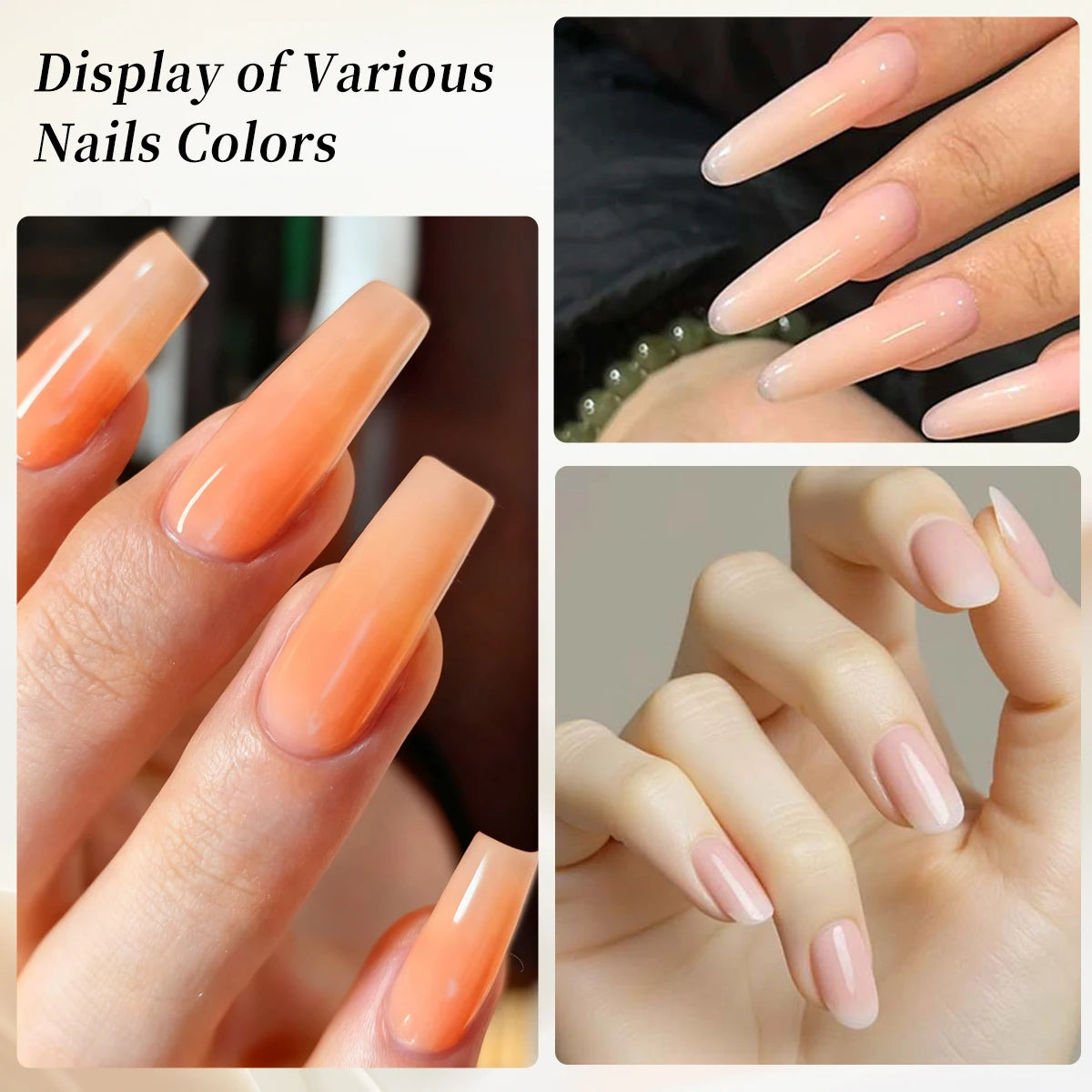 Poly Gel Extension PEEL DALI — Ongles Sculptés à la Perfection
