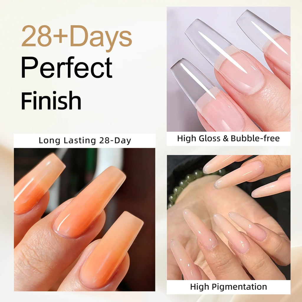 Poly Gel Extension PEEL DALI — Ongles Sculptés à la Perfection