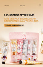 Coffret 5 Crèmes Mains Parfumées PEEL DALI — Soin Nourrissant & Hydratant 30g