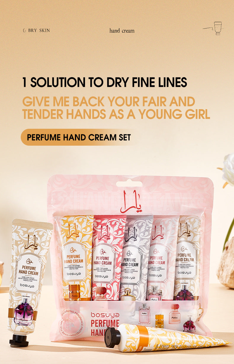 Coffret 5 Crèmes Mains Parfumées PEEL DALI — Soin Nourrissant & Hydratant 30g