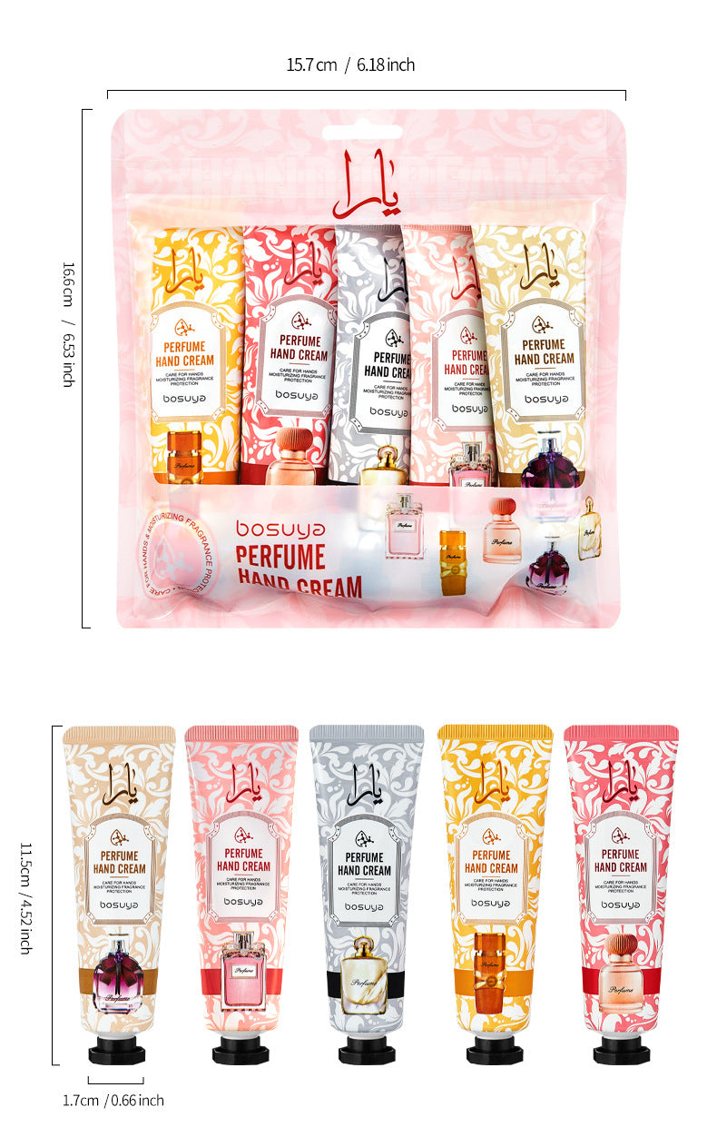 Coffret 5 Crèmes Mains Parfumées PEEL DALI — Soin Nourrissant & Hydratant 30g