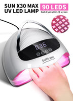 Lampe UV/LED Professionnelle 90 LED PEEL DALI — Séchage Express & Détection Auto