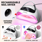 Lampe UV/LED Professionnelle 90 LED PEEL DALI — Séchage Express & Détection Auto