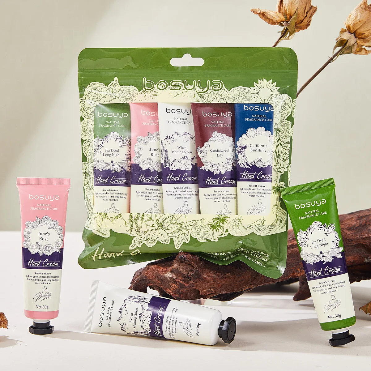 Coffret 5 Crèmes Mains Parfumées PEEL DALI — Soin Nourrissant & Hydratant 30g