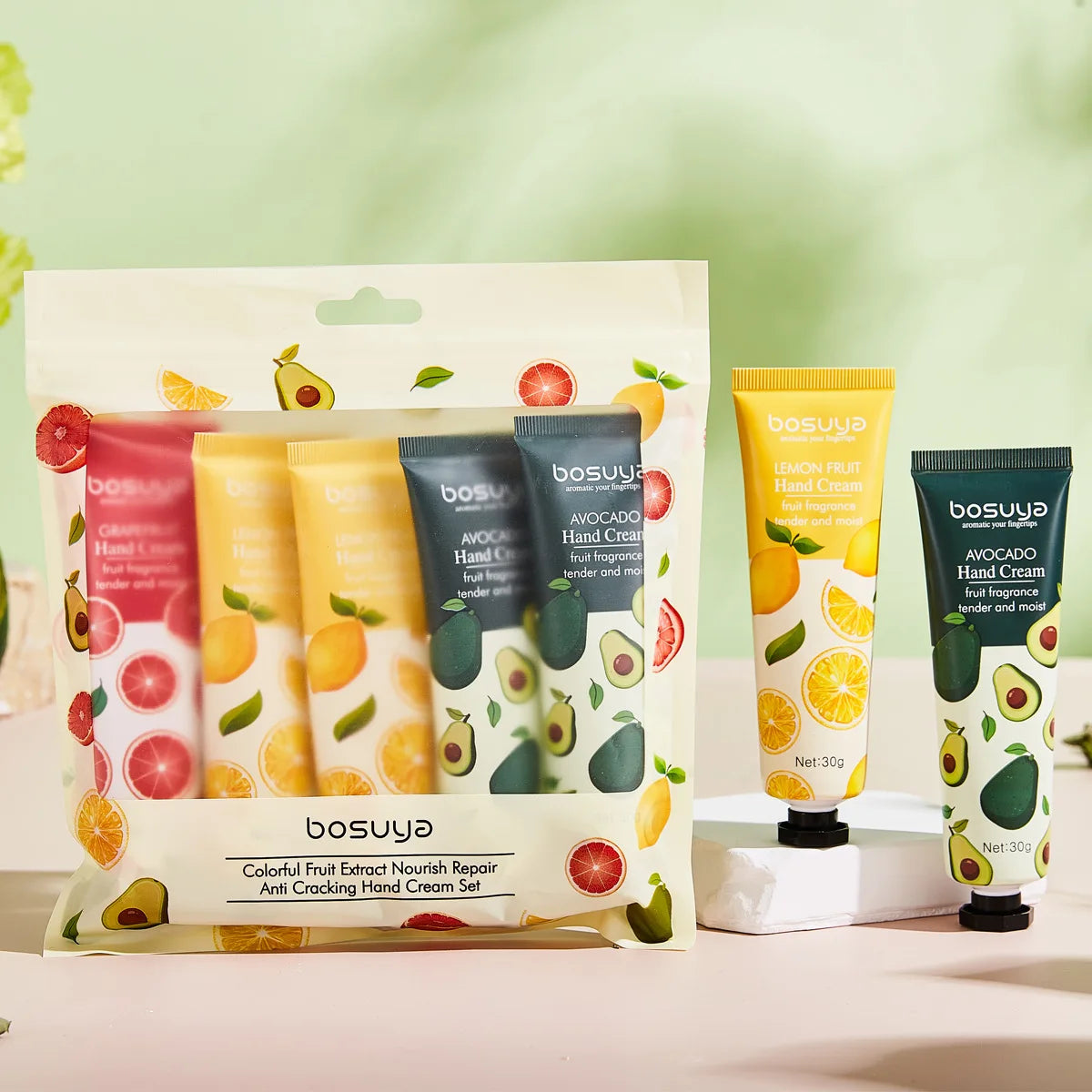 Coffret 5 Crèmes Mains Parfumées PEEL DALI — Soin Nourrissant & Hydratant 30g